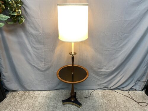 Vintage Mid Century Tray Table Floor Lamp