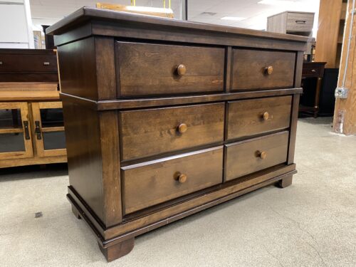 PALI Torino Mocacchino 6-Drawer Double Dresser