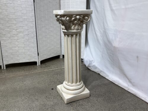 Corinthian Style Fluted Plinth Pedestal