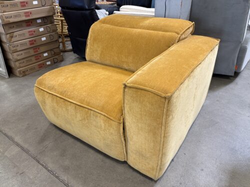 JOYBIRD Camden Modular Reclining Left-Hand Sofa Section in Bentley Daisy Pet-Friendly Microfiber