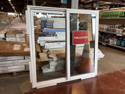 NEW! MILGARD 45x45 White Vinyl Slider Window