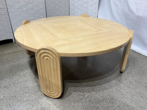 JONATHAN ADLER Josef Coctail Table, Blonde Wood