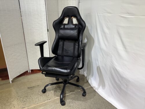 Ergonomic Gaming Chair with Adjustable Lumbar Pillow