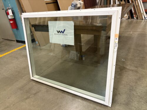 NEW! WINDOW NATION White 34x43 Vinyl Frame Picture Window
