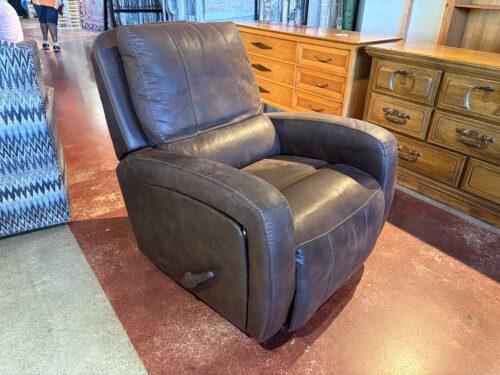 Chocolate Brown Manual Recliner Chair