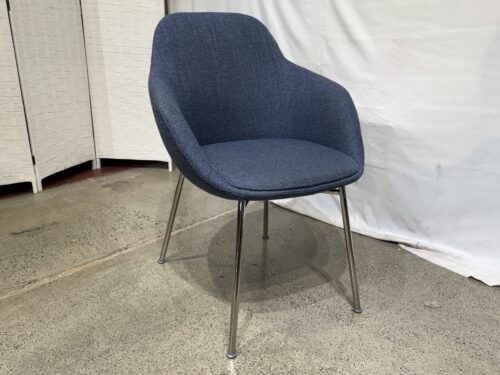 BERNHARDT Chantal Dining Chair in Blue