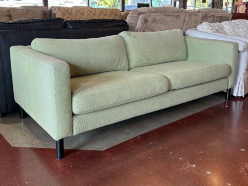 Contemporary Pale Green 3-Seater Sofa