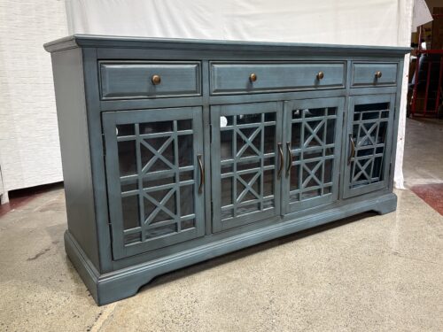 JOFRAN Craftsman 60" Media Unit in Antique Blue