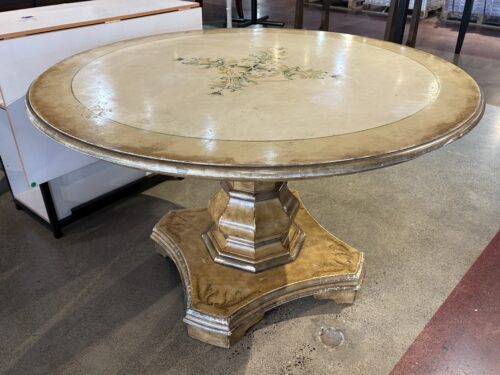 Rustic Madame Pedestal Dining Table