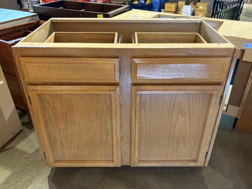 Blonde 2-Drawer Cabinet