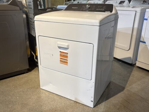 NEW! WHIRLPOOL White Front Load Electric Dryer Model # WED5010LW1