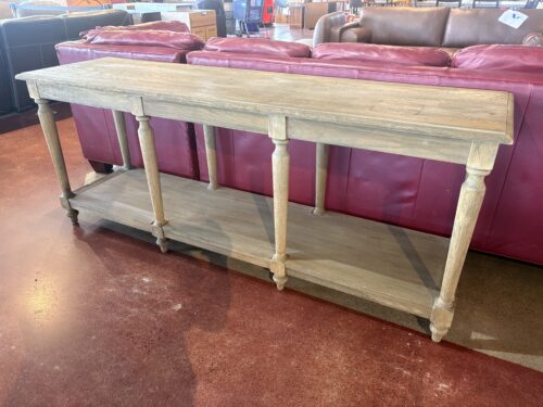 Weathered Grey Oak Console Table