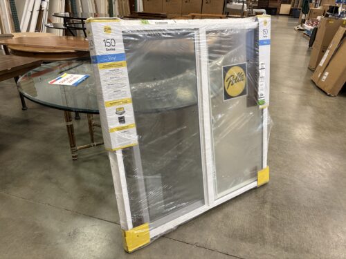 NEW! PELLA 150 Series Vinyl Sliding Window 48x48