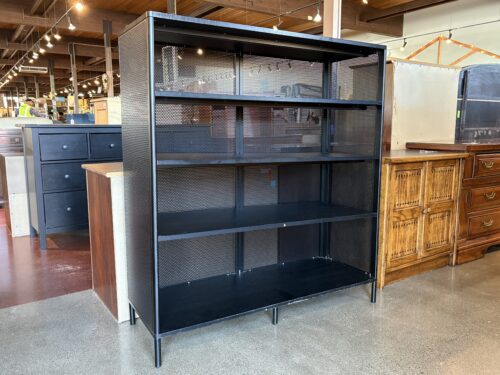 Onyx Metal Adjustable Shelf Bookcase