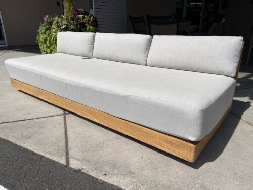 RESTORATION HARDWARE Maya Teak Modular Armless Sofa