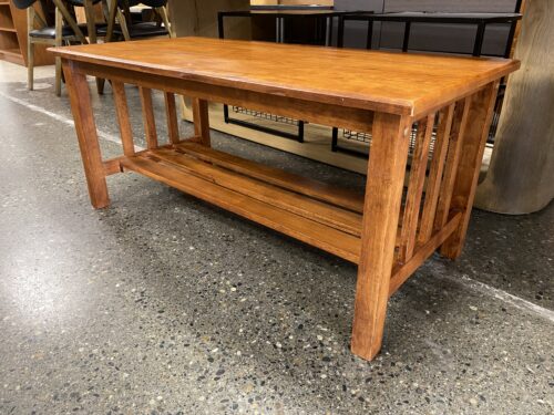 Warm Wood Mission Style Coffee Table