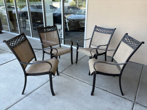 Garden Treasures Metal Outdoor Dining Chairs (Set of 4)