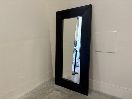 IKEA Mongstad Full Length Wall Mirror with Oversized Espresso Finished Wooden Frame