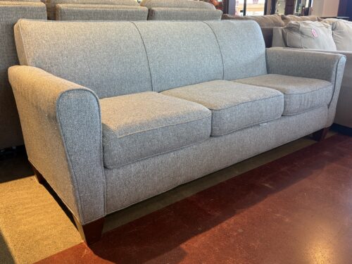 PACIFIC FURNITURE Clean Lined Grey 3-Seater Sofa