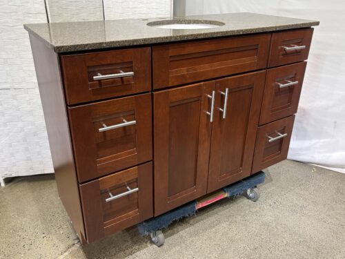 Cinnamon Brown Vanity Sink Cabinet