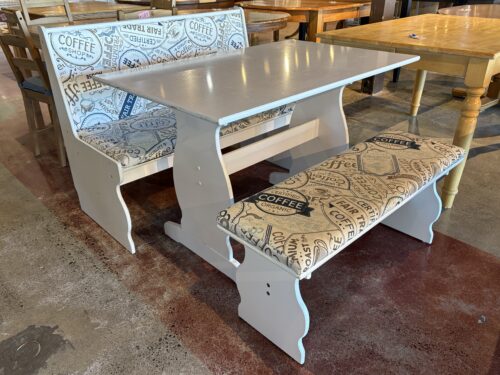 LINON HOME Coffee House 2-Bench Dining Set