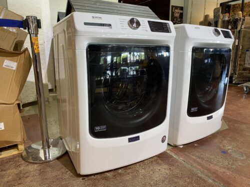 MAYTAG White Front Load Washer Model # MHW5630HW0