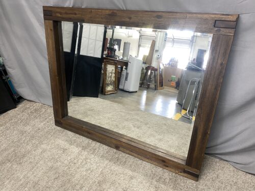 MODUS Meadows Brick Brown Solid Wood Mirror