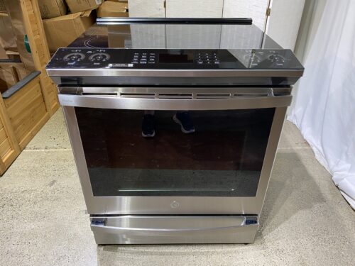 NEW! GE 30" Stainless Steel Induction Cooktop Model # PSS93YPFS