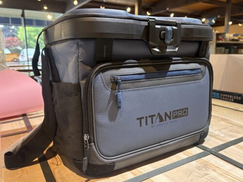 NEW! TITAN PRO 40 Can Iceless Zipperless Cooler - Blue