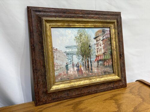 Petite Arc De Triomphe Original Oil Painting
