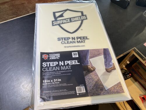 NEW! SURFACE SHIELDS Step 'N Peel Clean Mat 19x31 Model # DG1931L