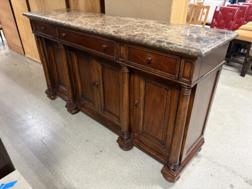 THOMASVILLE Fredericksburg Traditional Marble Top Sideboard