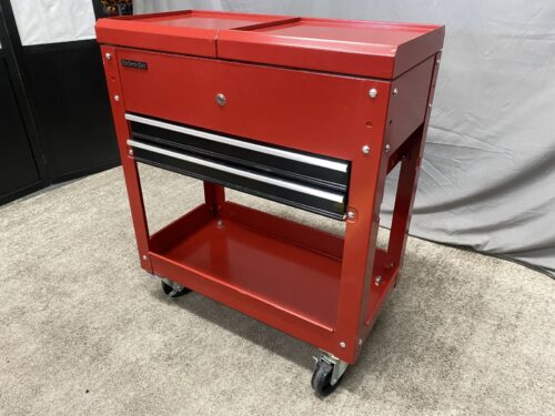 MECHANIC CART 2-Drawer Slide Top Rolling Tool Storage Chest