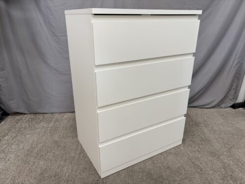 IKEA Storklinta White 4-Drawer Dresser w/ Anchor/Unlock Function