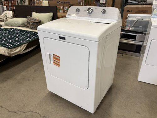 NEW! MAYTAG White Front Load Electric Dryer with Wrinkle Prevent Phase Model #MED4500MW0