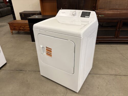 NEW! WHIRLPOOL White Vented Front Load Electric Dryer AutoSense Temperature Sensors Model #WED4105SN1
