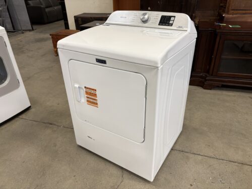 NEW! MAYTAG Vented Front Load Electric Dryer with Quick Dry and Wrinkle Prevent Cycles Model #MED6200KW1