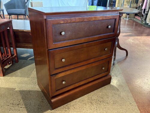 BOMBAY Sturdy 3-Drawer Wood Solids Side Dresser