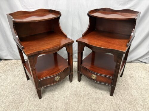 DREXEL Vintage Cherry Stained Federal Revival Nightstand