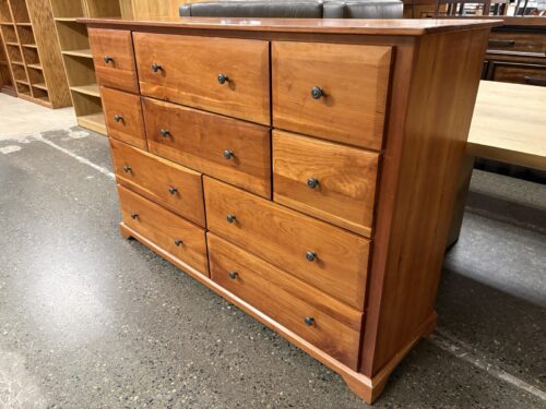 Warm Wood Shaker 10-Drawer Tall Dresser