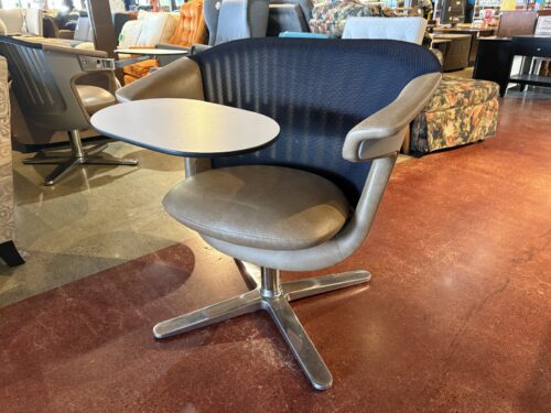 STEELCASE Modern i2i Collaborative Ergonomic Dual Swivel Graphite Lounge Chair