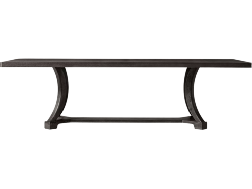 RESTORATION HARDWARE Genevieve Rectangular Dining Table BASE ONLY in Grey Oak