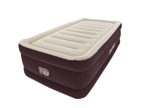 NEW! BESTWAY 20" Twin SleepSupport Premium Air Mattress w/ Built-In Pump
