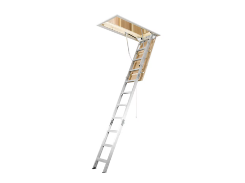 NEW! WERNER 8'-10' Aluminum Attic Ladder