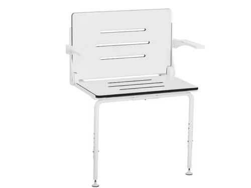 NEW! SEACHROME Wall Mounted 19" Wide Shower Seat