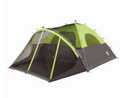 NEW! COLEMAN Steel Creek 6-Person Dome Tent with Integrated Rainfly