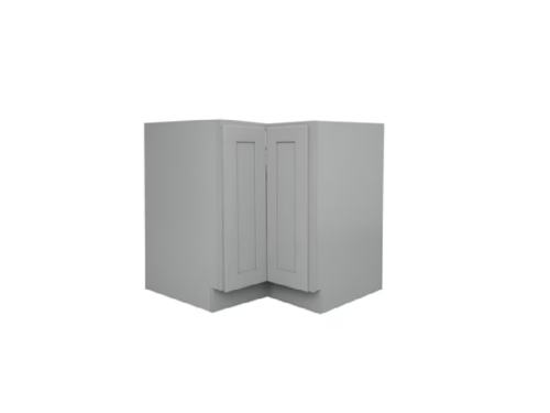 RELIABILT Overlake 36" Gray Painted Lazy Susan Plywood Corner Cabiet