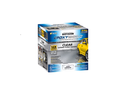 NEW! RUST-OLEUM Epoxy Shield Clear Finish Floor Coating Kit