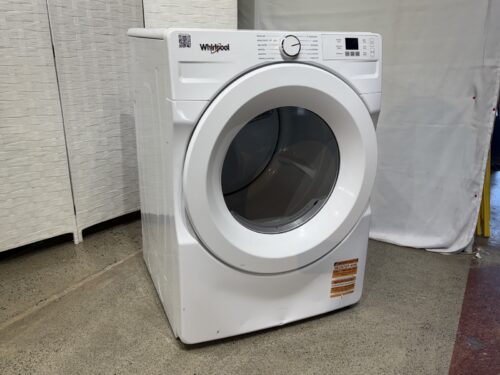 NEW! WHIRLPOOL White Front-Load Electric Dryer w/ Quick Dry Model # WED4720RW0