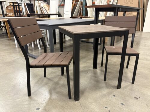 Contemporary Petite Patio Bistro Set